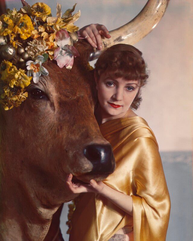 Violet, baroness von gagern as europa npg x220055