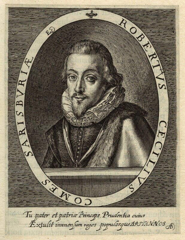 Robert cecil, 1st earl of salisbury npg d20935
