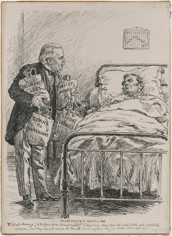 Alleviation's artful aid (david lloyd george) npg d9812