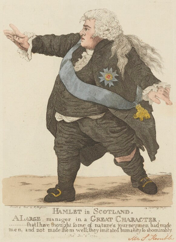 Stephen kemble ('hamlet in scotland') npg d13335