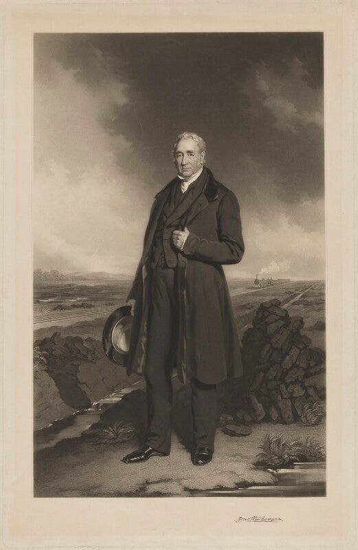 George Stephenson Portrait Print – National Portrait Gallery Shop