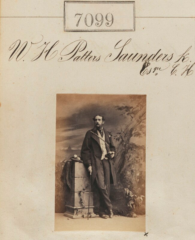 William ('waynflete') henry patten saunders (né saunders) npg ax57015