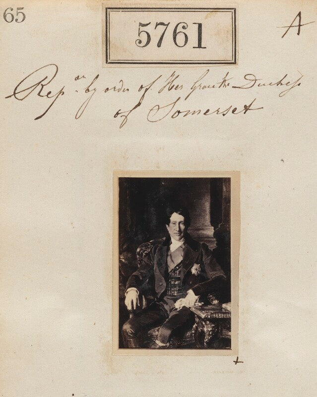 'reproduction by order of duchess of somerset' npg ax55715