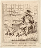 'What a cur 'tis!' (Sir Roger Curtis, 1st Bt; Richard Howe, 1st Earl Howe) NPG D34475