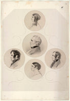 Henry Vincent James Kemble; Fanny Kemble; Charles Kemble; Adelaide Kemble; John Mitchell Kemble NPG D22398