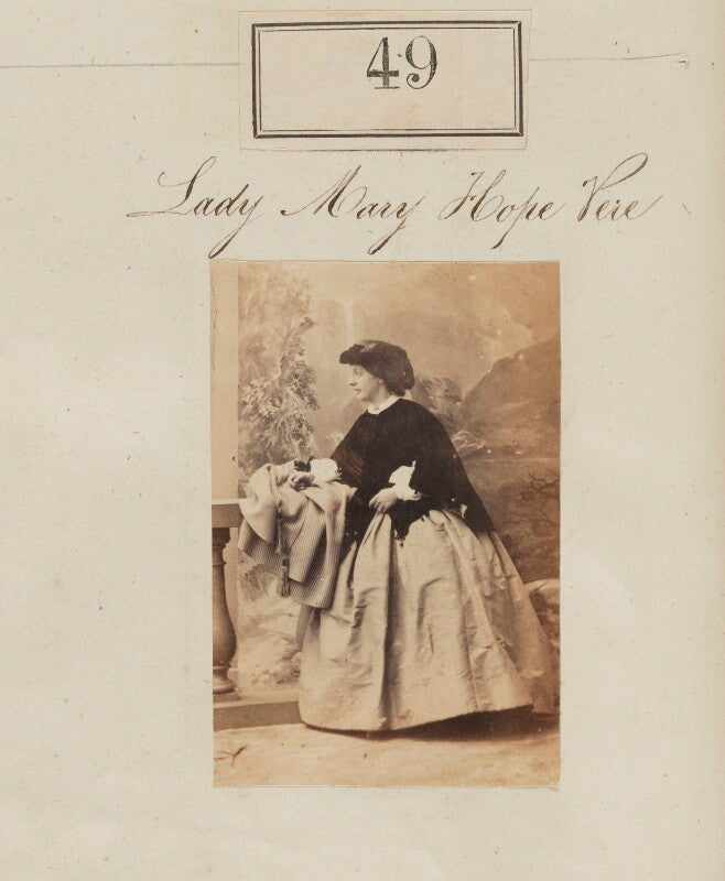 Mary emily hope vere (née boyle, later lady kennedy) npg ax50041