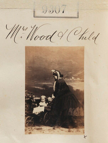 'Mrs Wood and child' NPG Ax59124