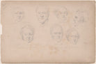 Possibly Lord Petres and six unknown sitters, including two marked 'Clifford' NPG D23313(55)