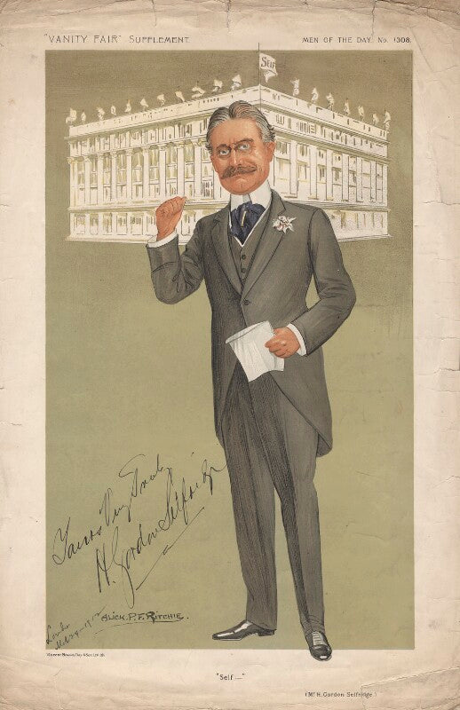 Harry gordon selfridge sr ('men of the day. no. 1308. "self "') npg d18063