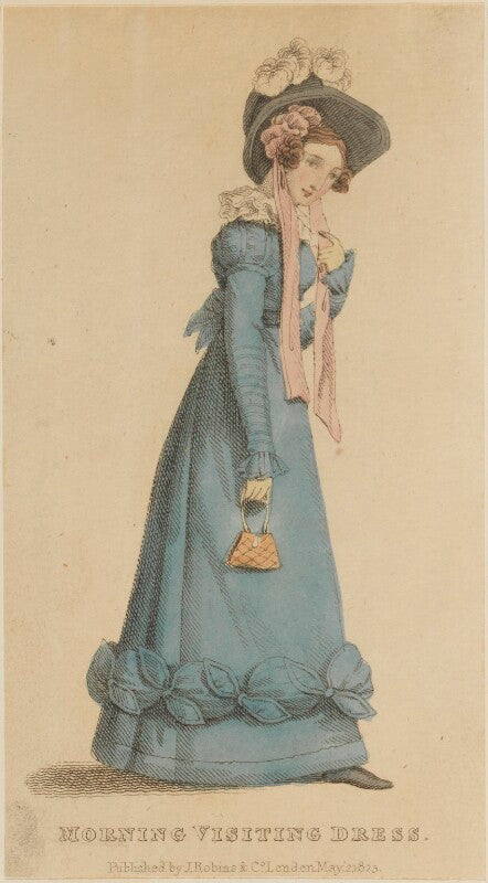 'morning visiting dress', may 1825 npg d47556