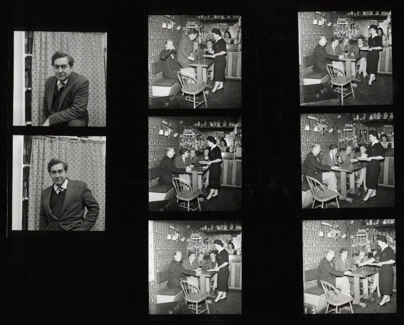 Tony hancock and the cast and crew of 'hancock' npg x125124