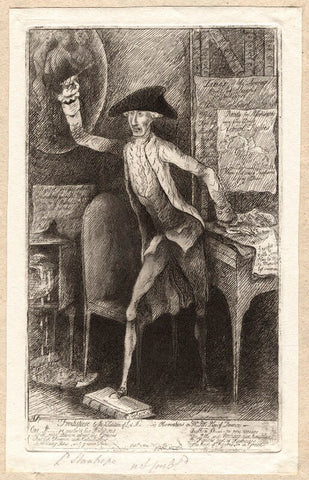 'Frontispiece to the 2d Edition of Ld St....e's Observations on Mr Pitt's Plans of Finance' NPG D9951