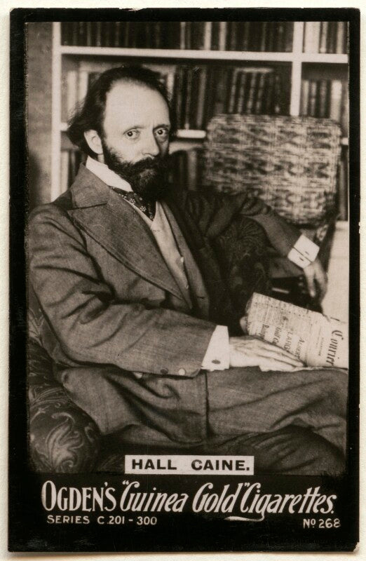 Sir (thomas henry) hall caine npg x136477