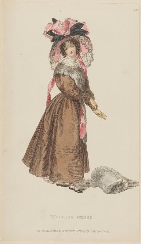 'walking dress', january 1829 npg d47632