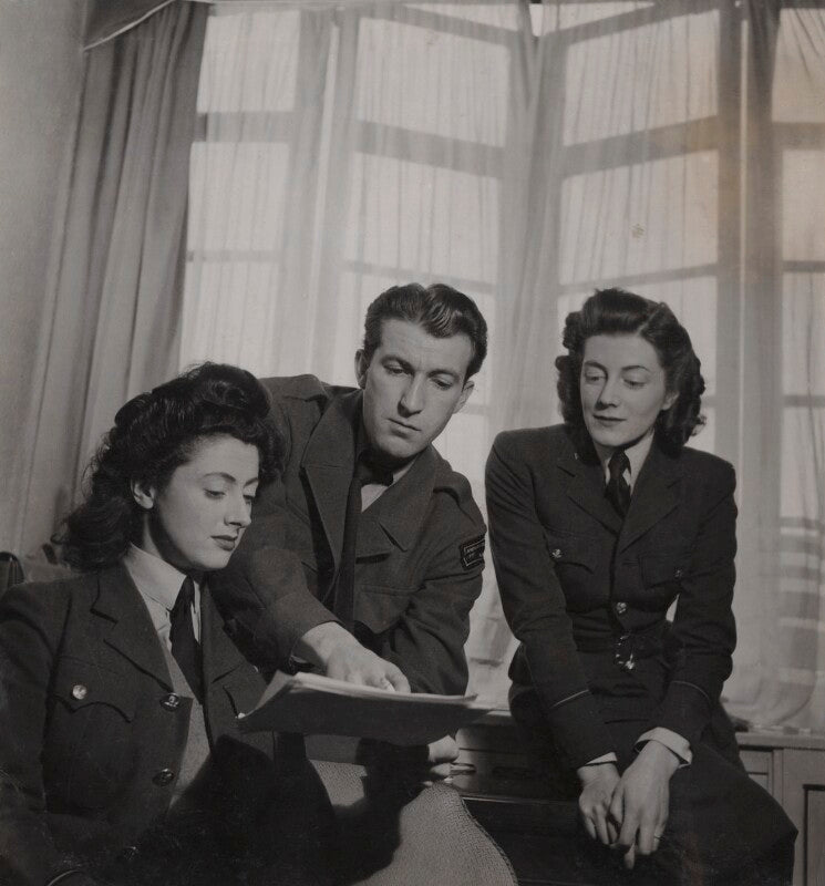 Pauline growse; bob roberts; sarah churchill npg ax39591