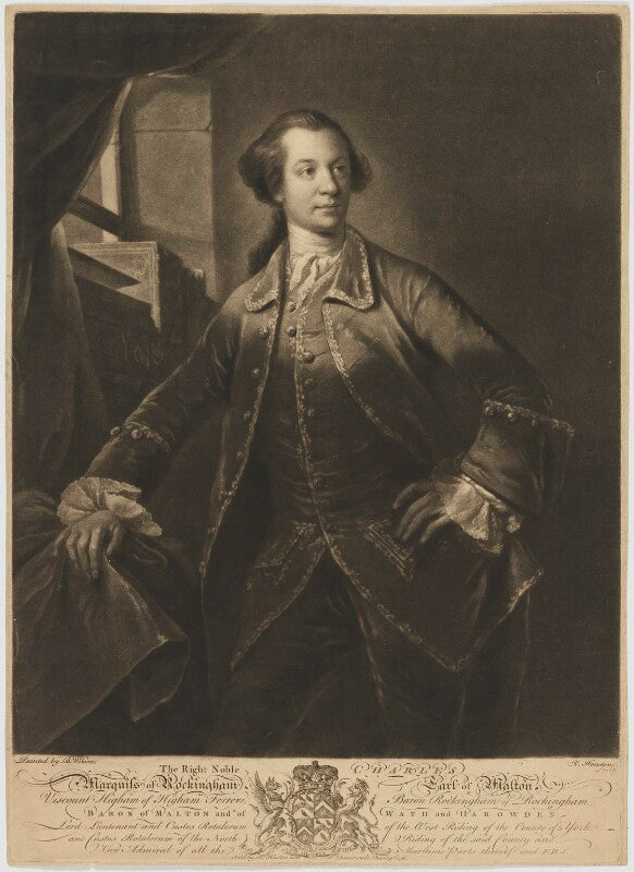 Charles watson wentworth, 2nd marquess of rockingham npg d39825