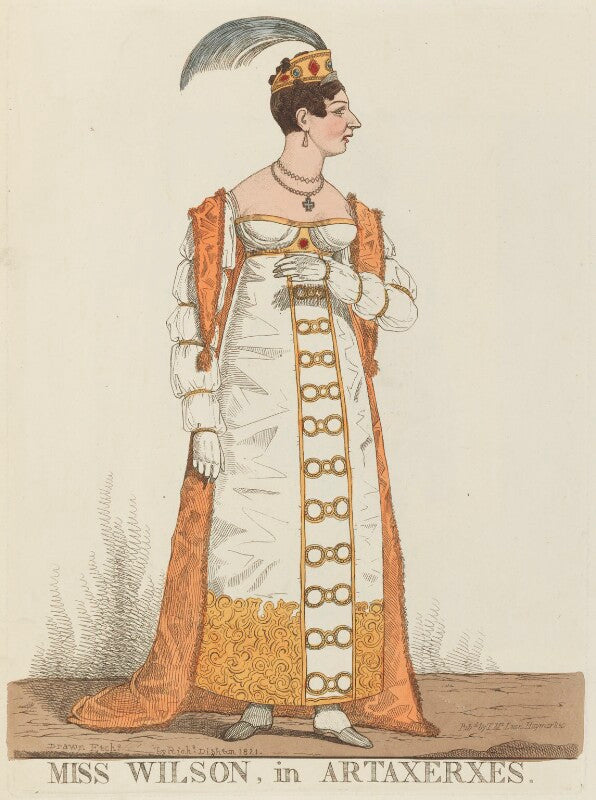 Mary anne wilson ('miss wilson, in artaxerxes') npg d13357