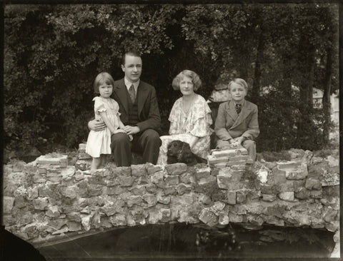 'Lady Mabel Lunn and family' NPG x150907