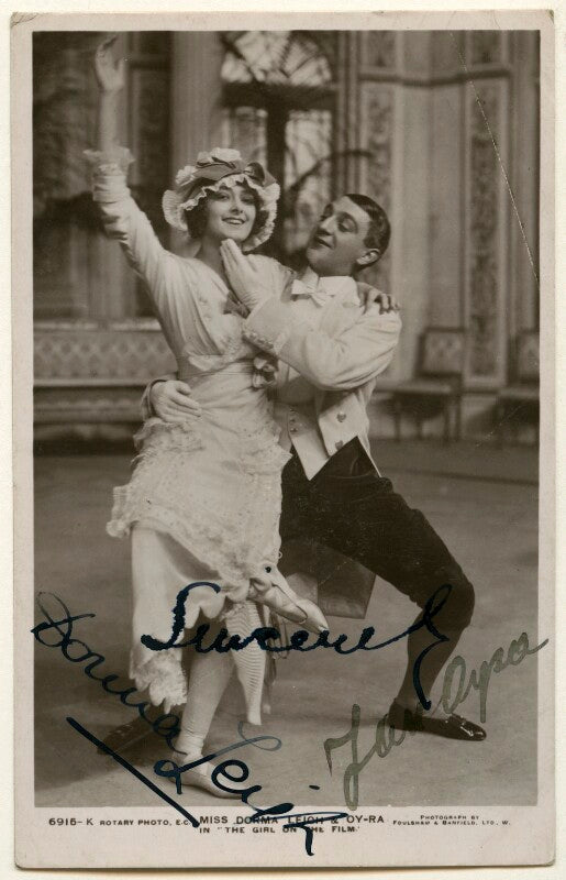 Dorma leigh (née dorothy mabel woodley) and jan oyra in 'the girl on the film' npg ax160365