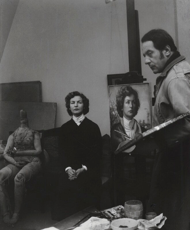 Deborah vivien cavendish (née freeman mitford), duchess of devonshire; pietro annigoni npg x195044