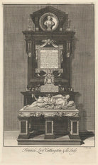 Monument to Francis Cottington, 1st Baron Cottington and Anne Cottington (née Meredith), Lady Cottington NPG D34159