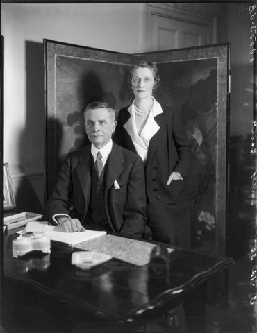 Waldorf Astor, 2nd Viscount Astor; Nancy Astor, Viscountess Astor NPG x31174