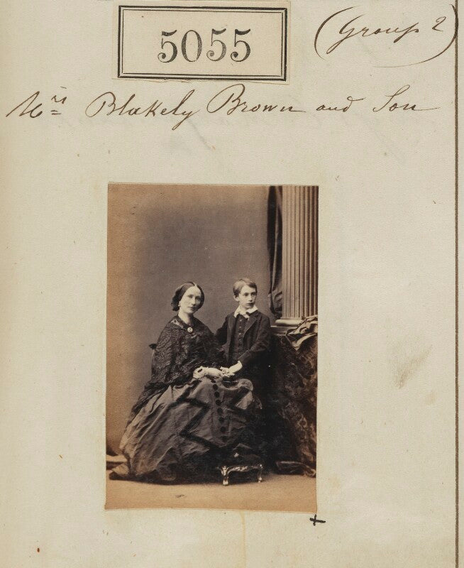 Mary brown (née clements); probably herbert blakely brown npg ax55060