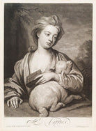 Catherine (née Kneller) Huckle as St Agnes NPG D11726