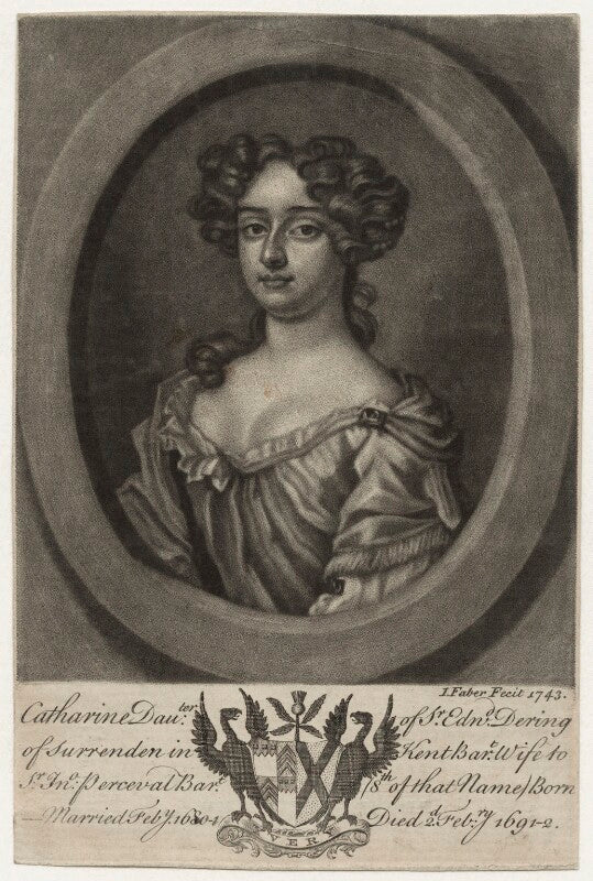 Catharine perceval (née dering), lady perceval npg d30661