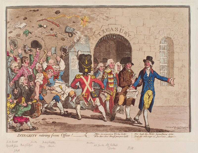 'integrity retiring from office!' npg d12756