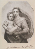 Detail from the Sistine Madonna NPG D11355