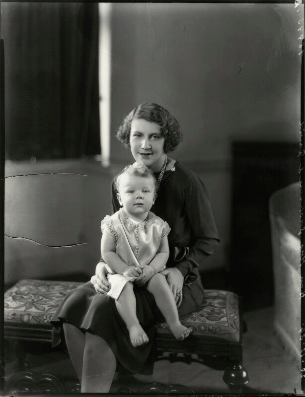 Hon. stella maria glyn wynn and her son david jackson npg x151248