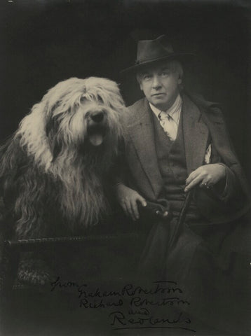 Walford Graham Robertson with his dog Richard Robertson NPG x22063