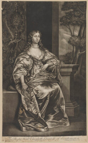 Elizabeth Wriothesley (née Leigh), Countess of Southampton NPG D28401