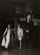 Mr Neal; Queen Elizabeth, the Queen Mother; Sir David Bowes-Lyon NPG Ax29344