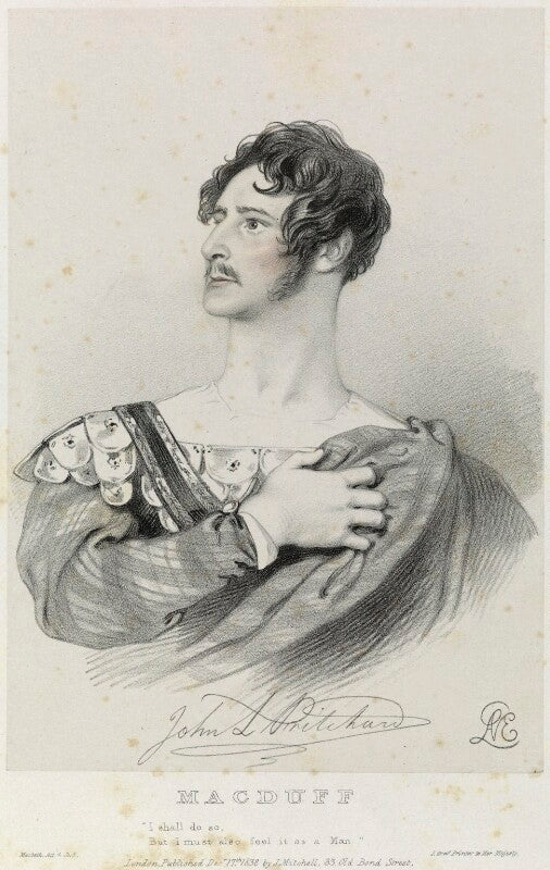 John langford pritchard as macduff in 'macbeth' npg d22101