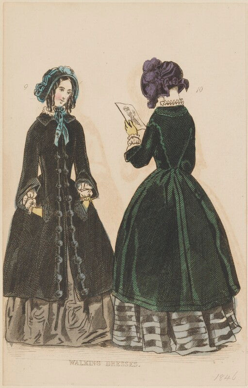'walking dresses', december 1845 npg d47952