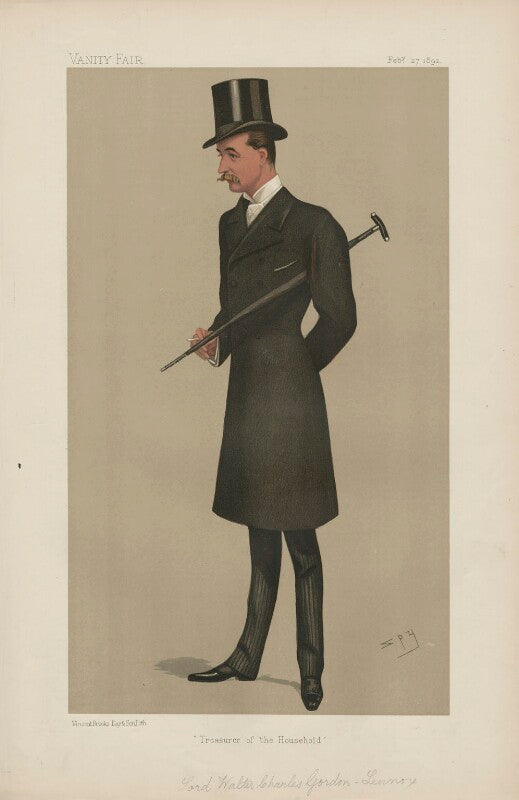 Lord walter charles gordon lennox ('statesmen. no. 586.') npg d44583