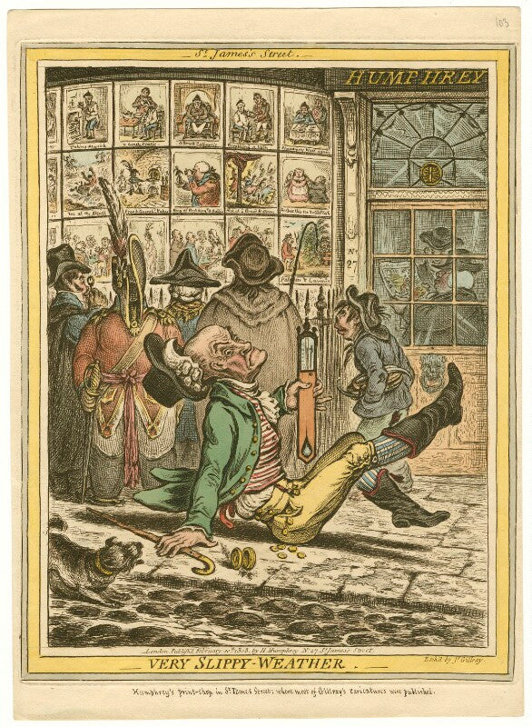 'very slippy weather' npg d13700