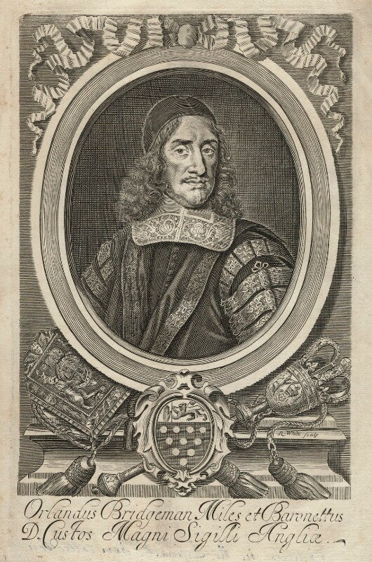 Sir orlando bridgeman, 1st bt npg d21297
