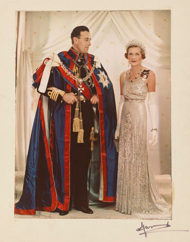 Louis Mountbatten, Earl Mountbatten of Burma; Edwina Cynthia Annette (née Ashley), Countess Mountbatten of Burma NPG P871(4)