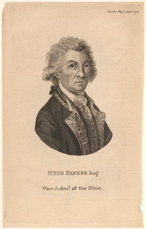 Sir hyde parker, 5th bt npg d5460