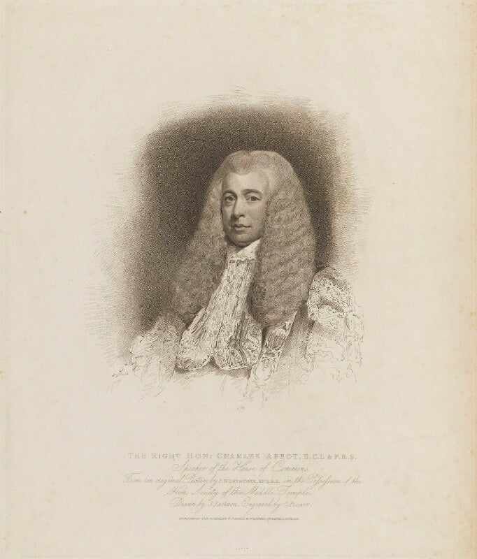 Charles abbot, 1st baron colchester npg d14357
