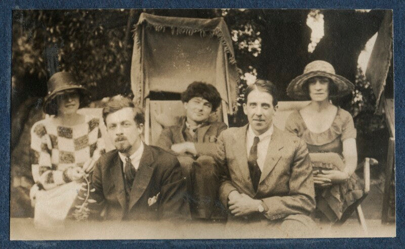 Group of visitors at garsington npg ax141211