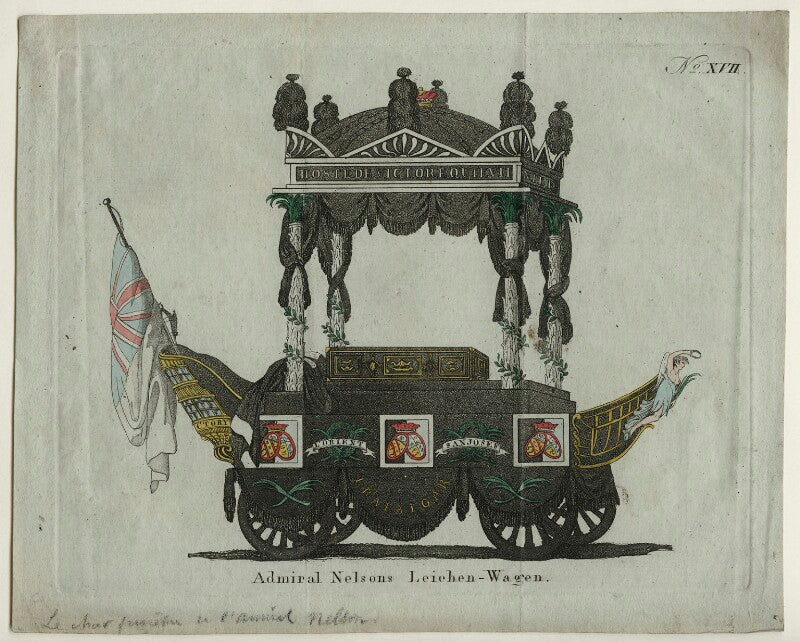 Nelson's funeral car (horatio nelson, viscount nelson) npg d21559