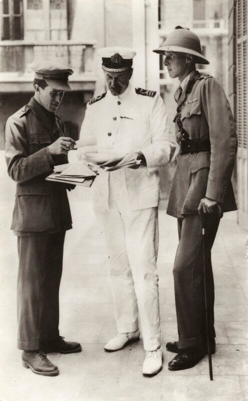 T.e. lawrence; david george hogarth; alan geoffrey charles dawnay npg x19908