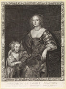 Margaret Montagu (née Russell), Countess of Manchester with an unknown daughter NPG D10887
