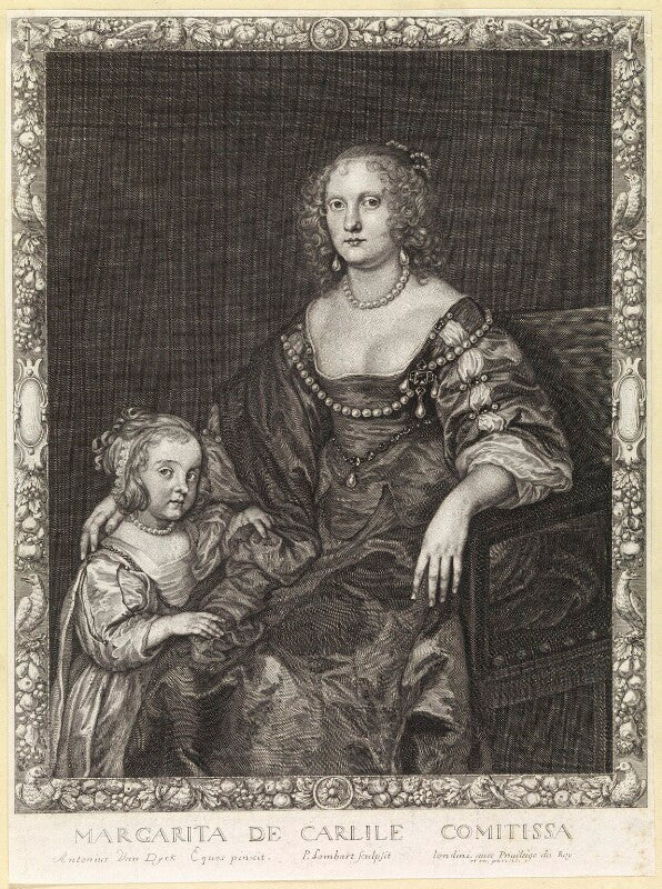 Margaret montagu (née russell), countess of manchester with an unknown daughter npg d10887