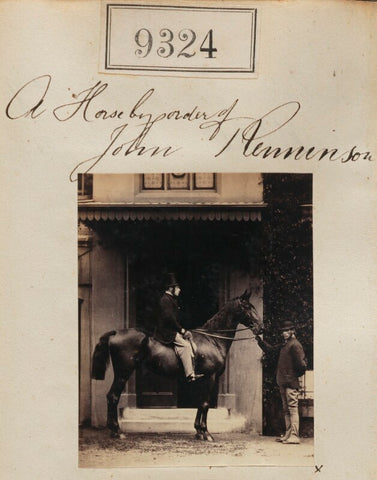 'A Horse by order of John Renninson' NPG Ax59137