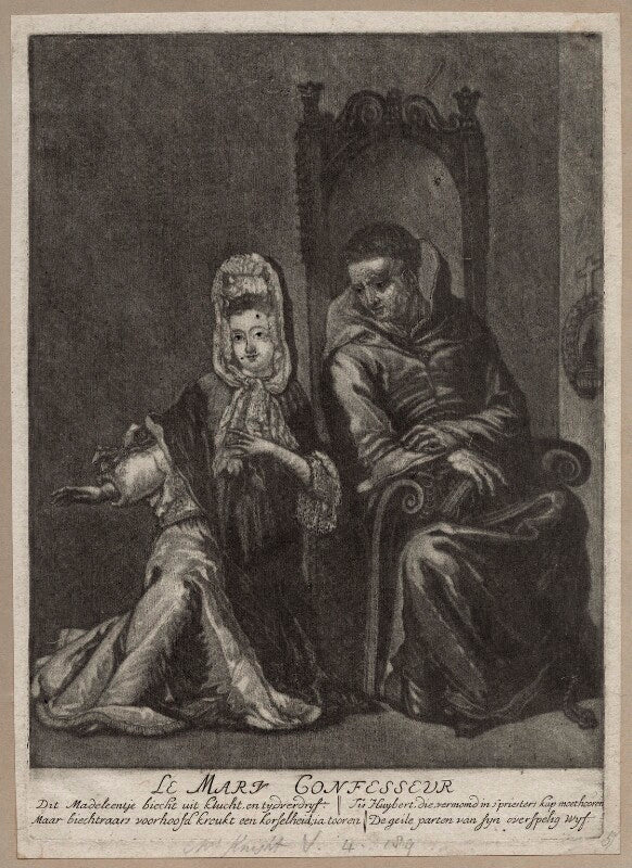 A lady at confession npg d30634